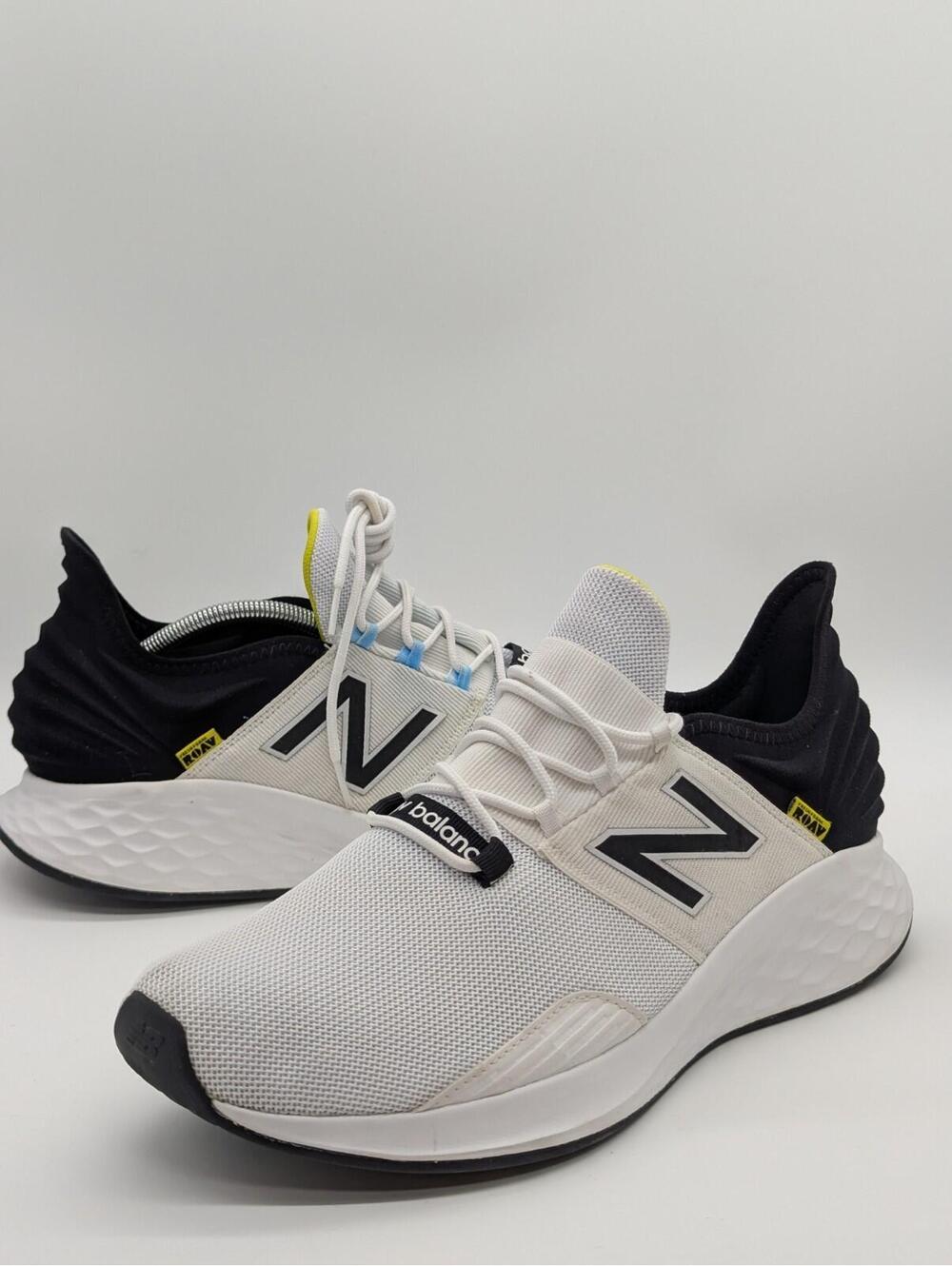 Mens Size 14 New Balance Fresh Foam R0AV V1 Running Athletic Shoes White Black